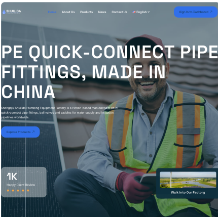 Yiwu Solar EPC website — mobile view